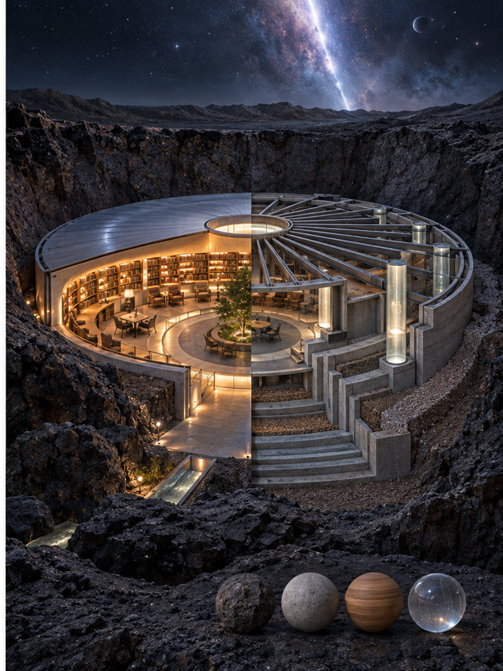 Crater Library Miniature