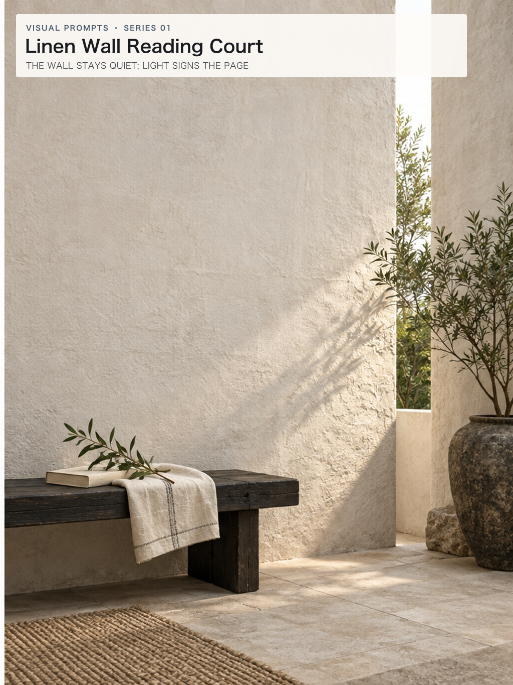 Linen Wall Reading Court