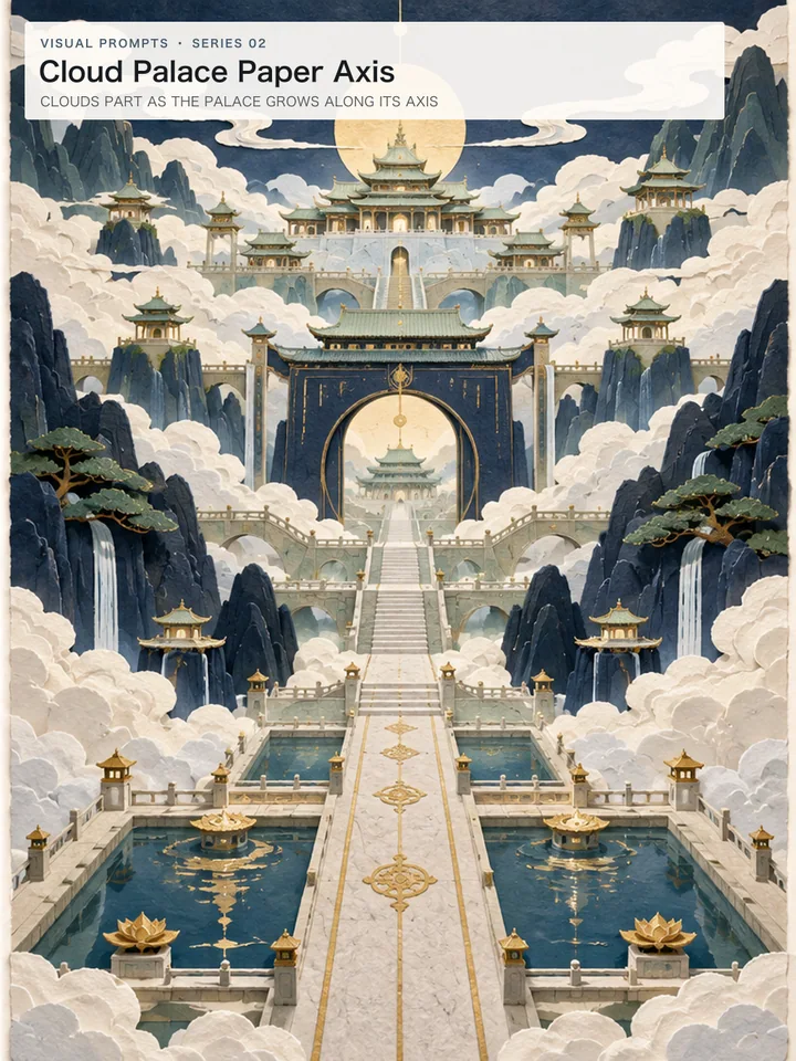 Cloud Palace Paper Axis