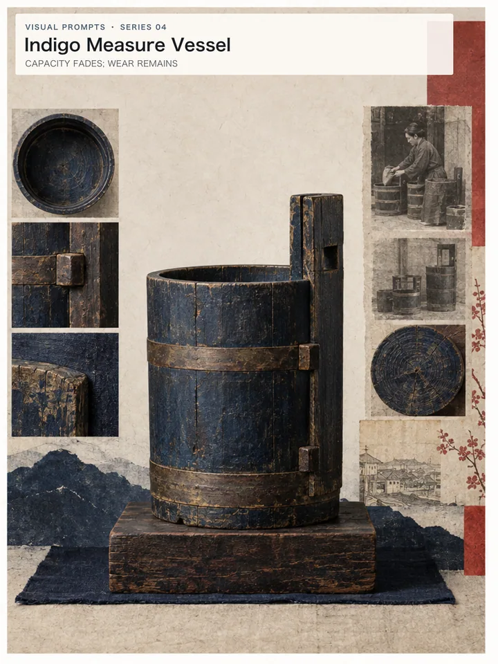 Indigo Measure Vessel
