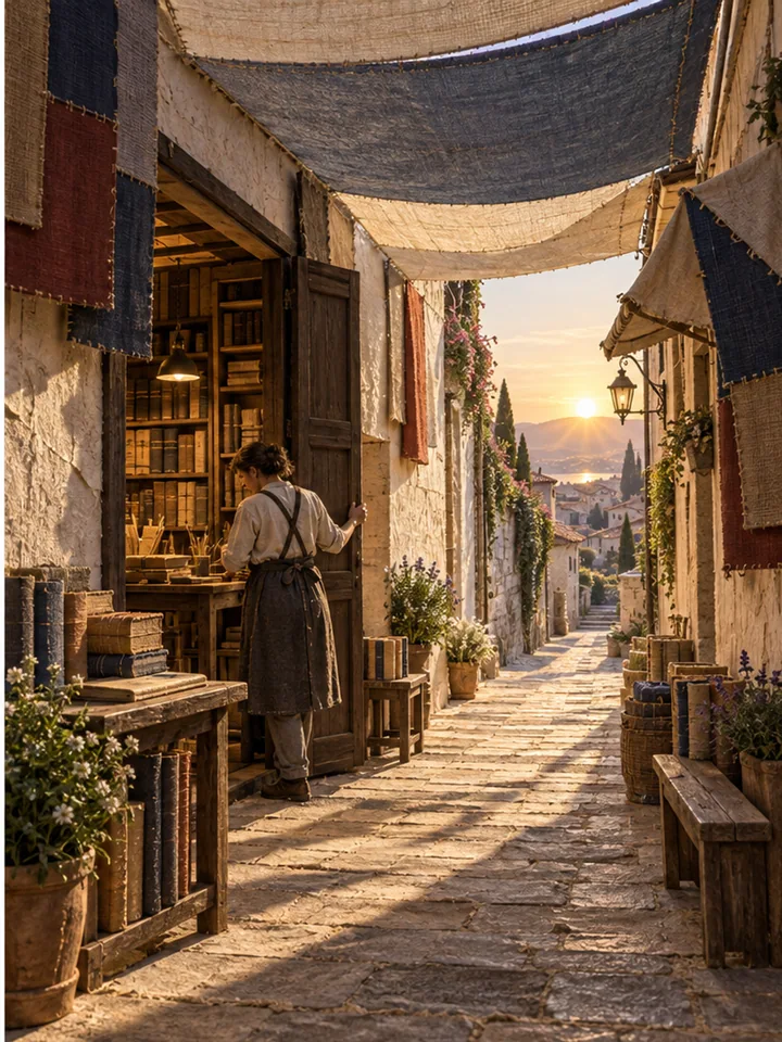 Bookcloth Lane Morning