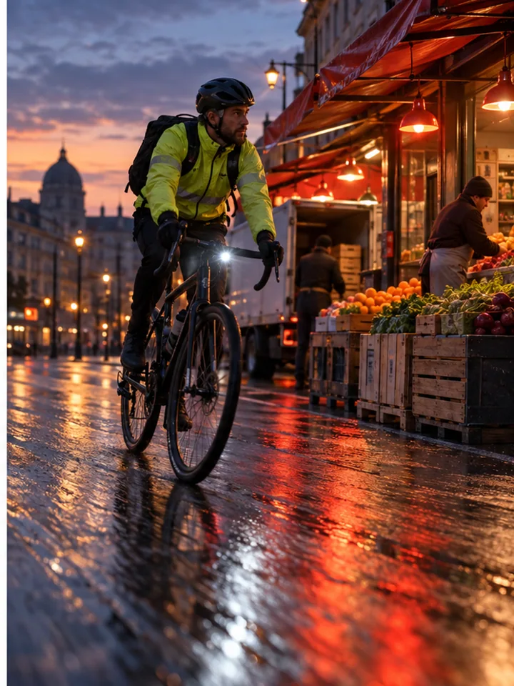 Night Ride into Morning Market