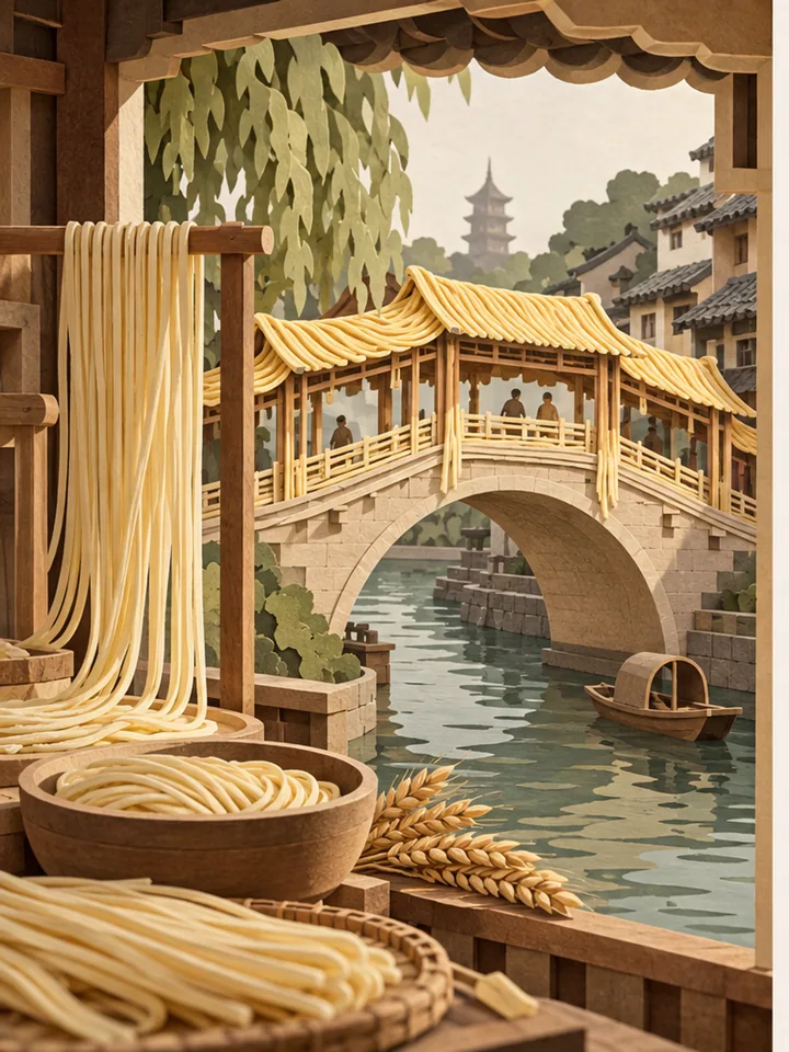 Noodle Bridge Paper Realm
