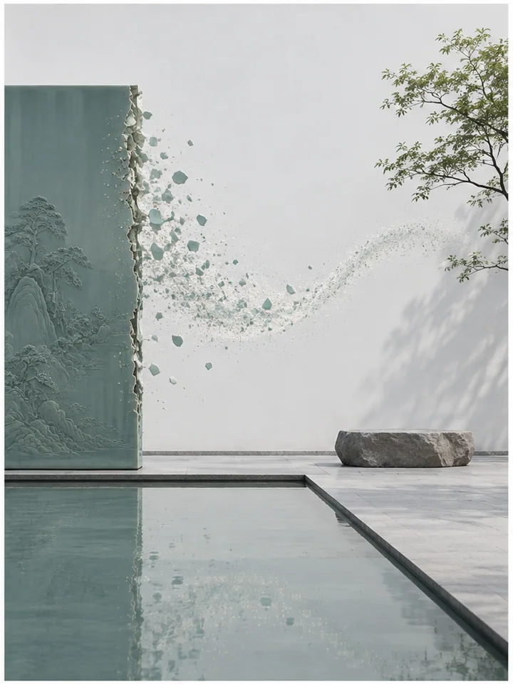 Porcelain Dust Courtyard