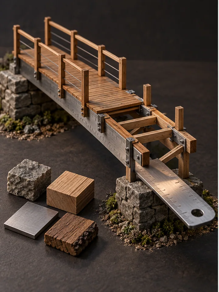 Ruler Bridge Construction